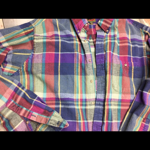 Boston Traders plaid button up. Great plaid colors! Nice heavy fabric. Mens 2X - Picture 3 of 7